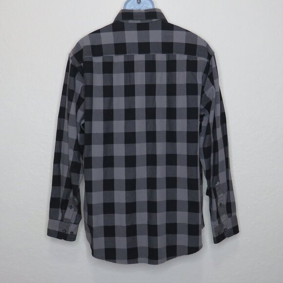 G.H.Bass Co.* Men's Long Sleeve Button Down Curved Hem Chest Pocket Shirt~ Large - Picture 2 of 12